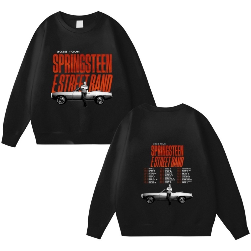 Bruce Springsteen And The E Street Band Tour 2023 2 Sided Sweatshirts